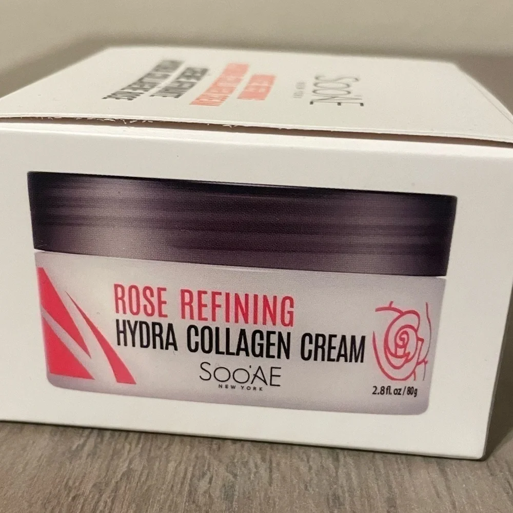 Soo'AE Rose Refining Hydra Collagen Cream 2.8 fl.oz Rose face Moisturizer